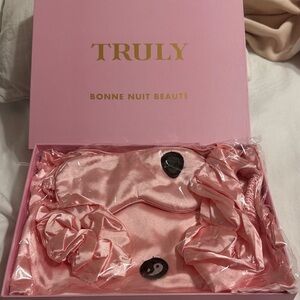 TRULY Pink Satin Sleep Set